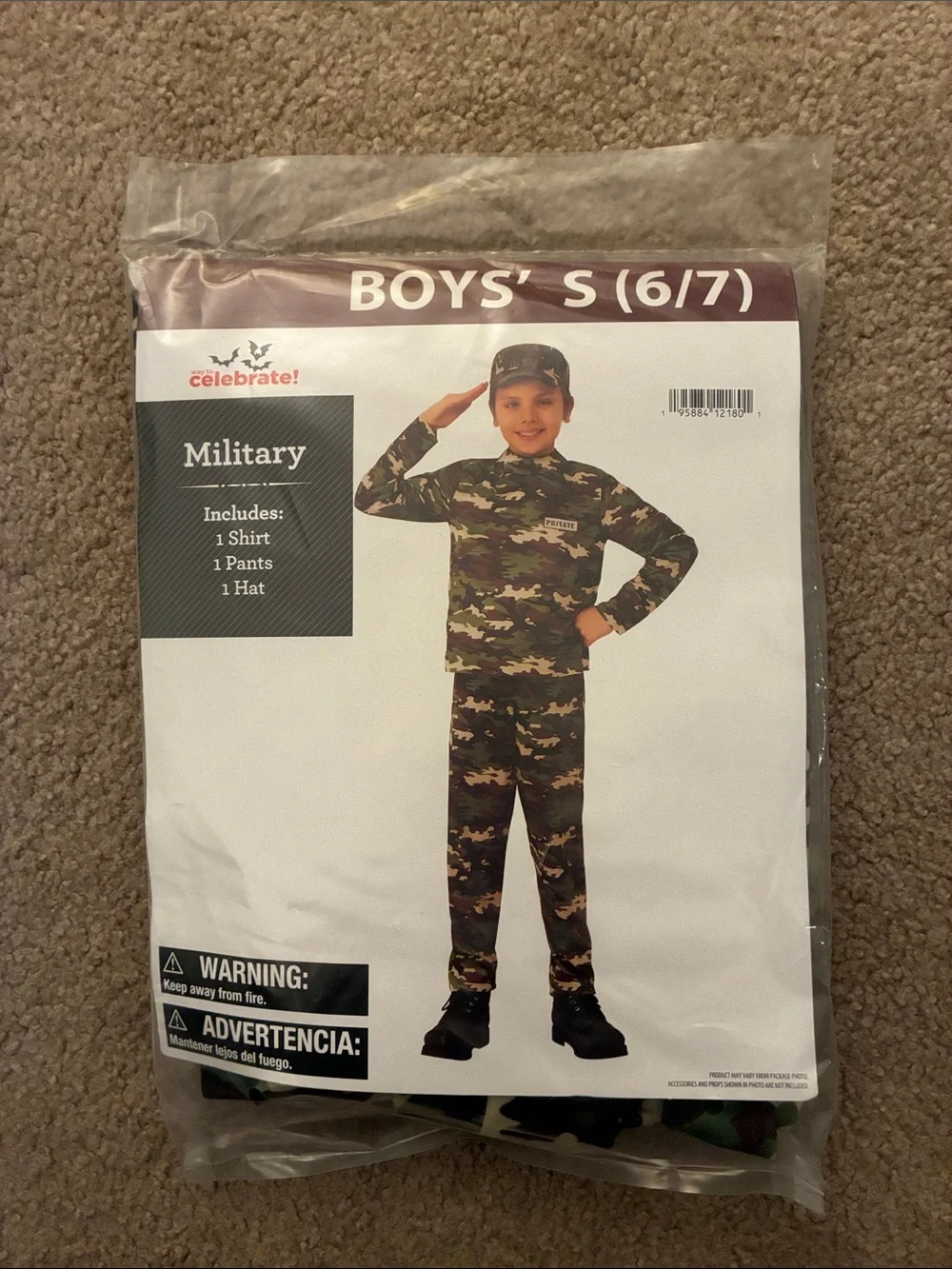 Way To Celebrate! Boys' Military Costume - Various Sizes